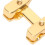 Archery Metal D Loop U Shape Ring Aluminum Alloy Shooting Accessory Gold 11