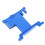 RC Fixed Servo Mount Bracket for SCX6 1/6 Aluminium Alloy Blue 9