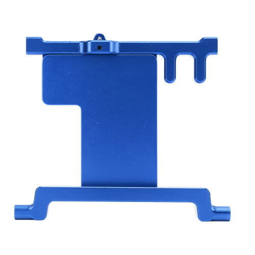 RC Fixed Servo Mount Bracket for SCX6 1/6 Aluminium Alloy Blue 2