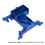 RC Fixed Servo Mount Bracket for SCX6 1/6 Aluminium Alloy Blue 6