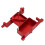 RC Fixed Servo Mount Bracket for SCX6 1/6 Aluminum Alloy Red 15