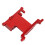 RC Fixed Servo Mount Bracket for SCX6 1/6 Aluminum Alloy Red 8
