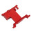 RC Fixed Servo Mount Bracket for SCX6 1/6 Aluminum Alloy Red 7
