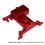 RC Fixed Servo Mount Bracket for SCX6 1/6 Aluminum Alloy Red 12