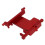 RC Fixed Servo Mount Bracket for SCX6 1/6 Aluminum Alloy Red 4