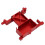 RC Fixed Servo Mount Bracket for SCX6 1/6 Aluminum Alloy Red 16