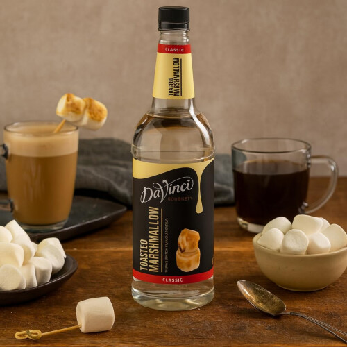 DaVinci Gourmet Classic Toasted Marshmallow Flavour Syrup 1 Litre 2