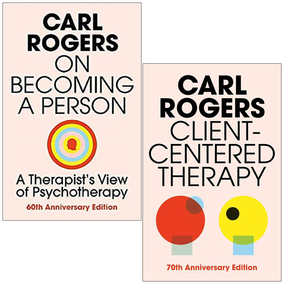 Robinson Publishing Ltd On Becoming A Person & Client Centred Therapy By Carl Rogers 2 Books