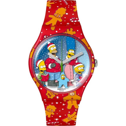 Swatch Ρολόι Swatch WONDROUS WINTER WONDERLAND - SUOZ361