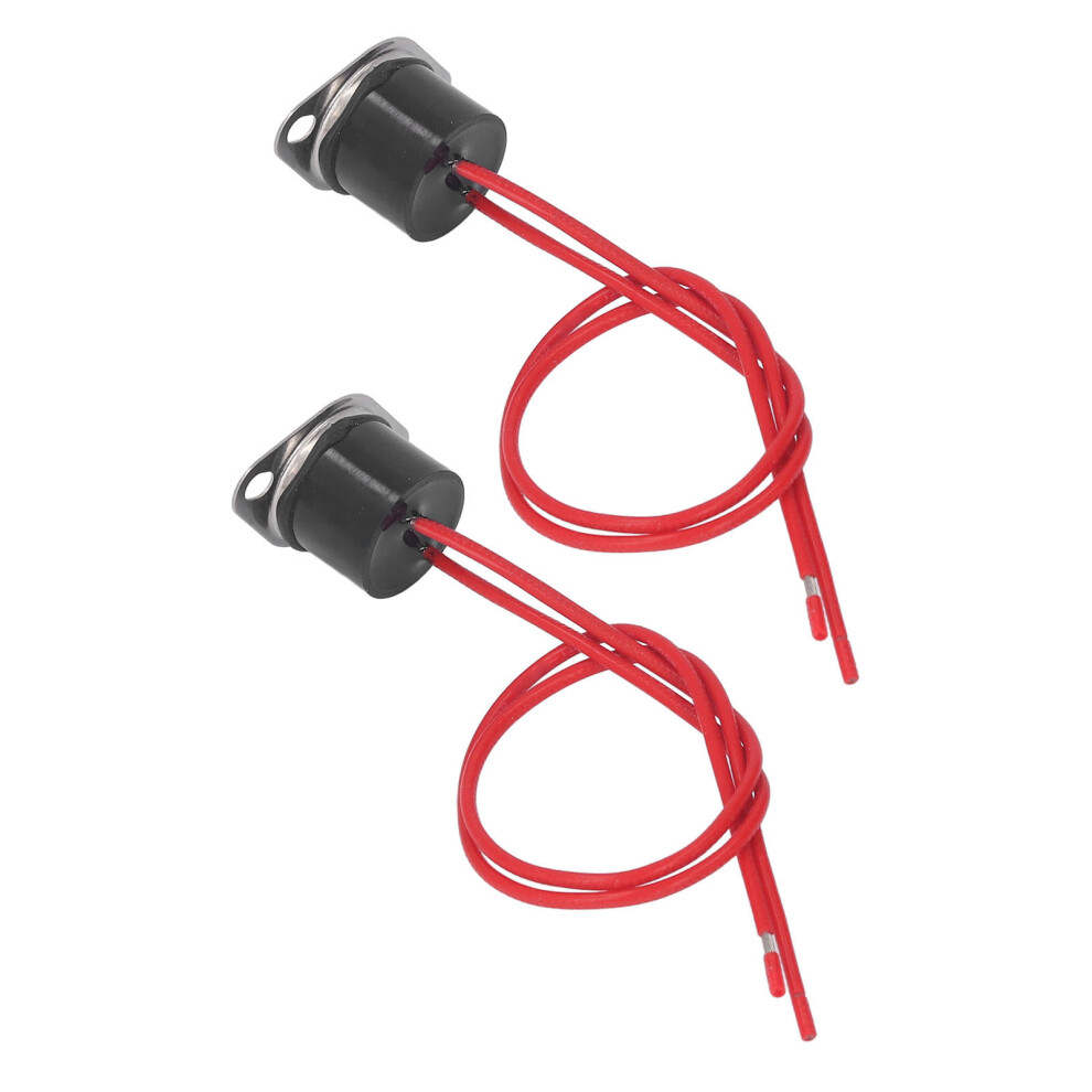 Thermal Control Switch 2 Pcs Waterproof Bimetallic Sensor 10A 250V 6931355995557