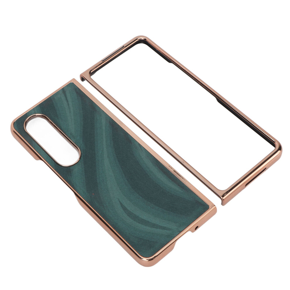 Nano Electroplating Phone Case For Galaxy Z Fold 4 Scratch-Proof Green 6941355998571
