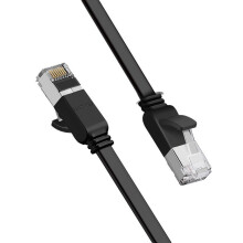 Ugreen Internet/Ethernet-Flachnetzwerkkabel RJ45/Cat6, UTP, 1000 Mbit/s, 5 m - Schwarz