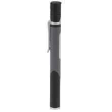 USB Rechargeable Pen Flashlight 3 LED White/Warm/Red Light, 14.7cm