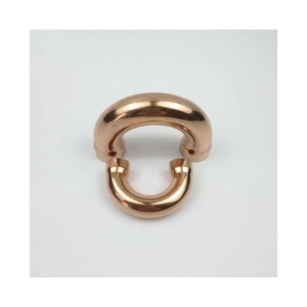 Copper 180 Elbow Pipe Fitting Socket Weld End Feed 19Mm X 0.8Mm X 60Mm 9393856645152
