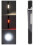 USB Rechargeable Pen Flashlight 3 LED White/Warm/Red Light, 14.7cm 16