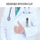 USB Rechargeable Pen Flashlight 3 LED White/Warm/Red Light, 14.7cm 12