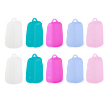 Travel Friendly Toothbrush Caps Set Of 10 Silicone Brush Head Covers For Travel Portable Mouth Care Protectors