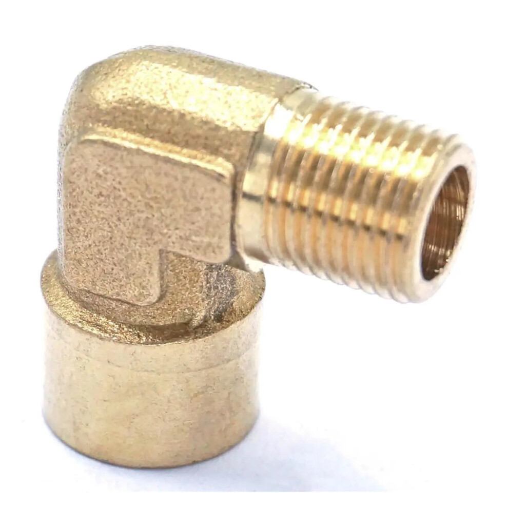 1/8 Bsp Female To 1/8 Bsp Male Brass Elbow Pipe Fitting Connector Coupler For Water Or Fuel 9067246340094