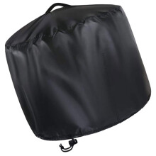 Fire Pit Cover Round Outdoor BBQ Tear-Resistant Fireplace Protector
