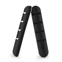 Ugreen 2x selbstklebender Organizer für 4 Kabel - Schwarz
