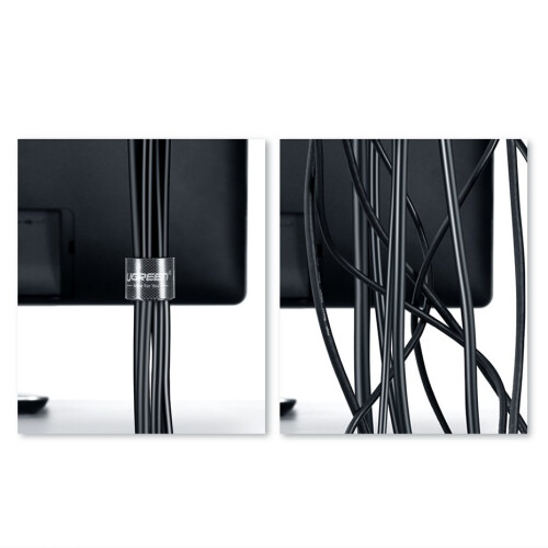 Ugreen cable organizer Velcro, 5m - Black 2