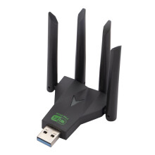 1300Mbps Double Band USB Adapter Dual-Band 4 External Antennas Hotspot Creator Enhanced WiFi Reception