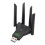 1300Mbps Double Band USB Adapter Dual-Band 4 External Antennas Hotspot Creator Enhanced WiFi Reception 1