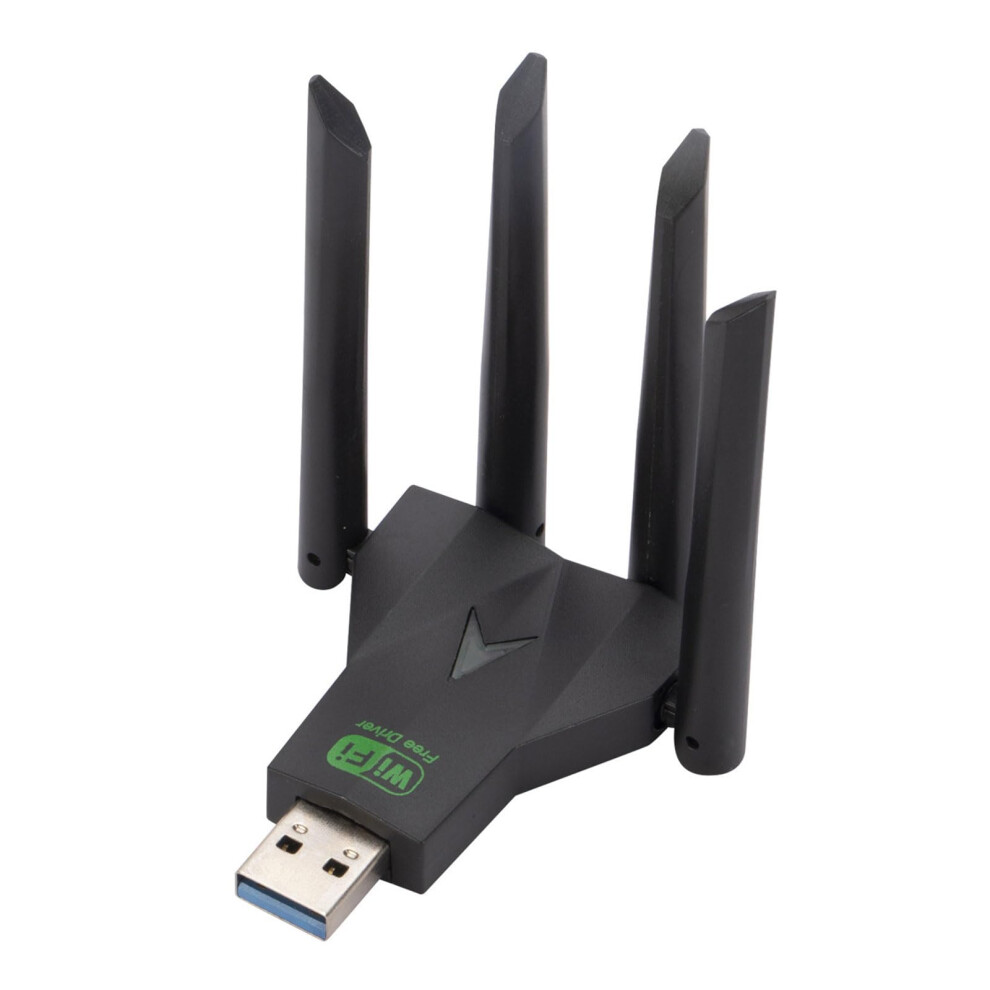 1300Mbps Double Band Usb Adapter Dual-Band 4 External Antennas Hotspot Creator Enhanced Wifi Reception 9067246340346