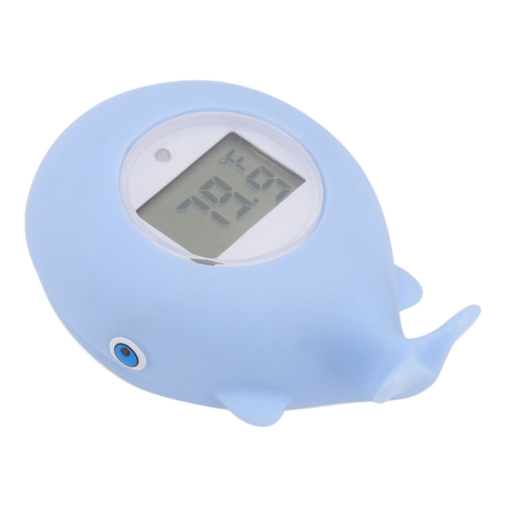 Floating Whale Bath Toy Thermometer - Accurate & Safe for Babies
