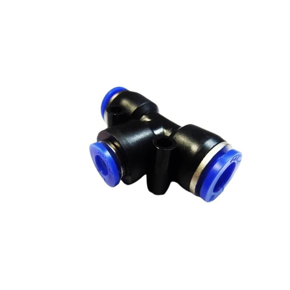 12Mm - 8Mm Pneumatic Unequal Union Tee Quick Fitting Connector Reducing Coupler, 30 Pcs 9067246340377