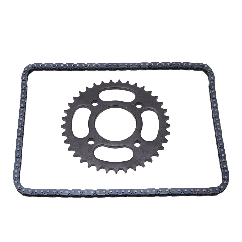 136 Links 428 37T Motorcycle Drive Chain & Sprocket For 43Cc 49Cc Mini Bike 6901356026758