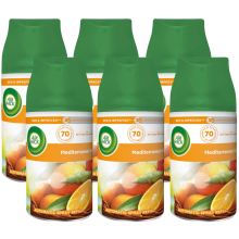 6 x Air Wick Freshmatic Automatic Spray Refill 250ml - Mediterranean Sun