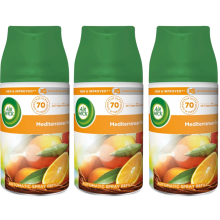 3 x Air Wick Freshmatic Automatic Spray Refill 250ml - Mediterranean Sun