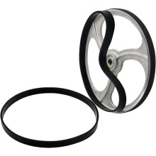 Band Saw Rubber Band 2 Pack, 12-Inch Rubber Ring for Scroll Wheel, Band Saw Tires, Scroll Wheel Ring Parts