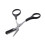 (As show, One size) Professional Precision Trimmer Eyebrow Scissors Beauty Tool 3