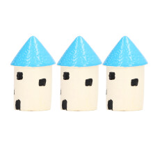 10 Stück Resin Miniaturhaus dekoration Puppenhaus Ornament Mikro Landschaft