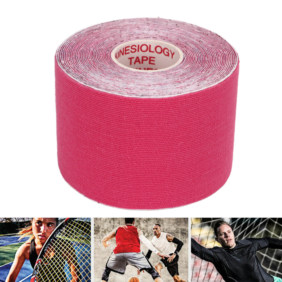 2PCS Athletic Kinesiology Tape 5cm x 5m Rose Red for Sports & Fitness-image-OPC-PMG8JWD-NEW