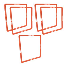 5 Pcs Agility Training Rings, 42.5cm, Orange, Multi-sport