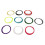 10Pcs High Elastic Color Mixing Badminton Racket Strings 28lbs 2
