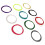10Pcs High Elastic Color Mixing Badminton Racket Strings 28lbs 3