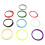 10Pcs High Elastic Color Mixing Badminton Racket Strings 28lbs 13