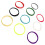 10Pcs High Elastic Color Mixing Badminton Racket Strings 28lbs 11