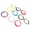10Pcs High Elastic Color Mixing Badminton Racket Strings 28lbs 8
