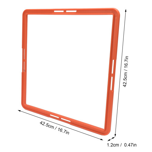 5 Pcs Agility Training Rings, 42.5cm, Orange, Multi-sport 2