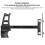 Compound Bow String Nocking Tools Set with T Ruler & Pliers – Black 75mm 11