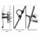 Compound Bow String Nocking Tools Set with T Ruler & Pliers – Black 75mm 10