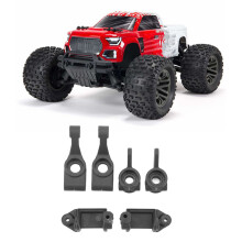 RC-Auto hintere Achsschenkel-Kuppel C-Hub-Träger-Set für 1/10 2WD Slash Rustler Stampede Schwarz