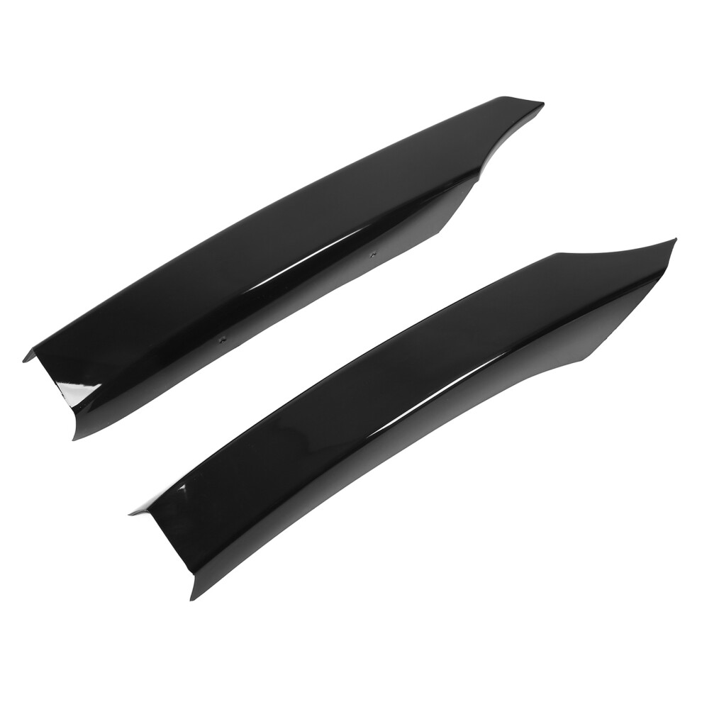 Glossy 2Pcs Front Bumper Lip Spoiler For 1 Series E82 E88 Black 4991356057984