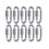 10Pcs Quick Link Connector Starke Durable Einfach 4