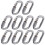 10Pcs Quick Link Connector Starke Durable Einfach 9